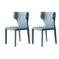 Modern Indoor Dining Room Chair Wingback Upholstered Side Chair