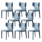 Modern Indoor Dining Room Chair Wingback Upholstered Side Chair