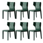Modern Indoor Dining Room Chair Wingback Upholstered Side Chair