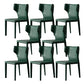 Modern Indoor Dining Room Chair Wingback Upholstered Side Chair