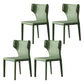 Modern Indoor Dining Room Chair Wingback Upholstered Side Chair