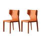 Modern Indoor Dining Room Chair Wingback Upholstered Side Chair
