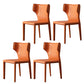Modern Indoor Dining Room Chair Wingback Upholstered Side Chair