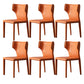 Modern Indoor Dining Room Chair Wingback Upholstered Side Chair