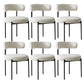Contemporary Dining Accent Chair Armless Chair with Upholstered White 6 Piece Set Clearhalo 'Dining Chairs' 'Dining Tables & Seating' 'dining_chair' 'furn' 'furn_dining_chair' 'Furniture' 'Kitchen & Dining Furniture' 6635047