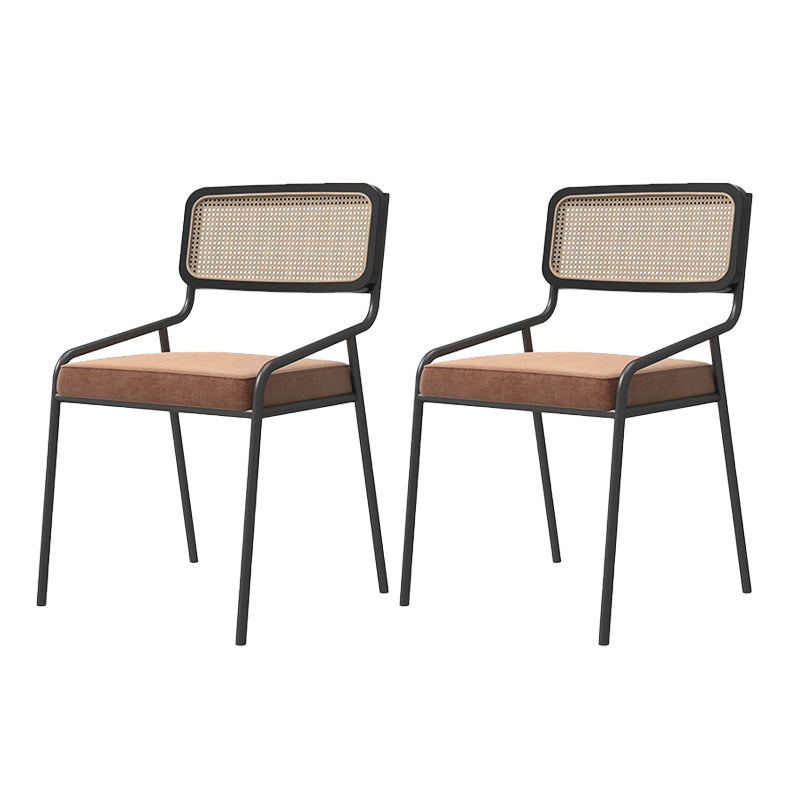 Modern Indoor Dining Room Chair Upholstered Armless Side Chair