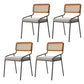 Modern Indoor Dining Room Chair Upholstered Armless Side Chair