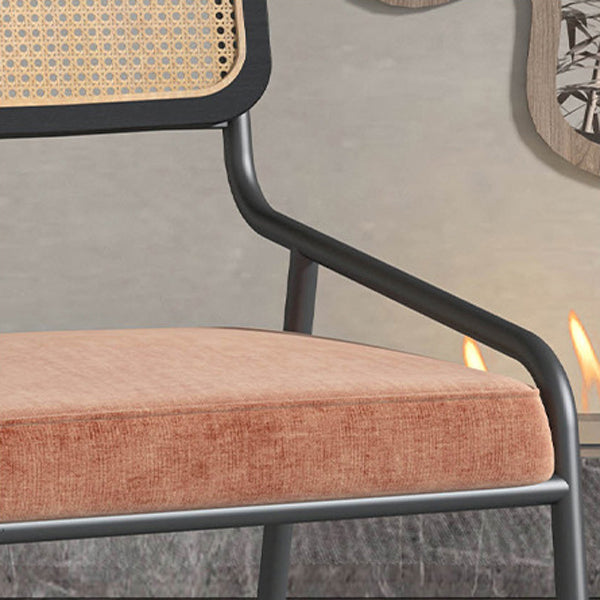 Modern Indoor Dining Room Chair Upholstered Armless Side Chair