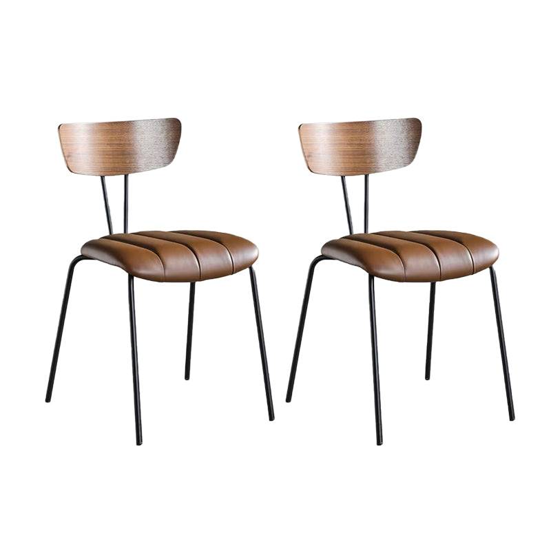 Silla lateral de silla de comedor apilamiento de la casa contemporánea