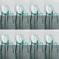 Indoor-Outdoor Plastic Side Chair Stacking Dining Accent Chair Green 8 Piece Set Clearhalo 'Dining Chairs' 'Dining Tables & Seating' 'dining_chair' 'furn' 'furn_dining_chair' 'Furniture' 'Kitchen & Dining Furniture' 6635136