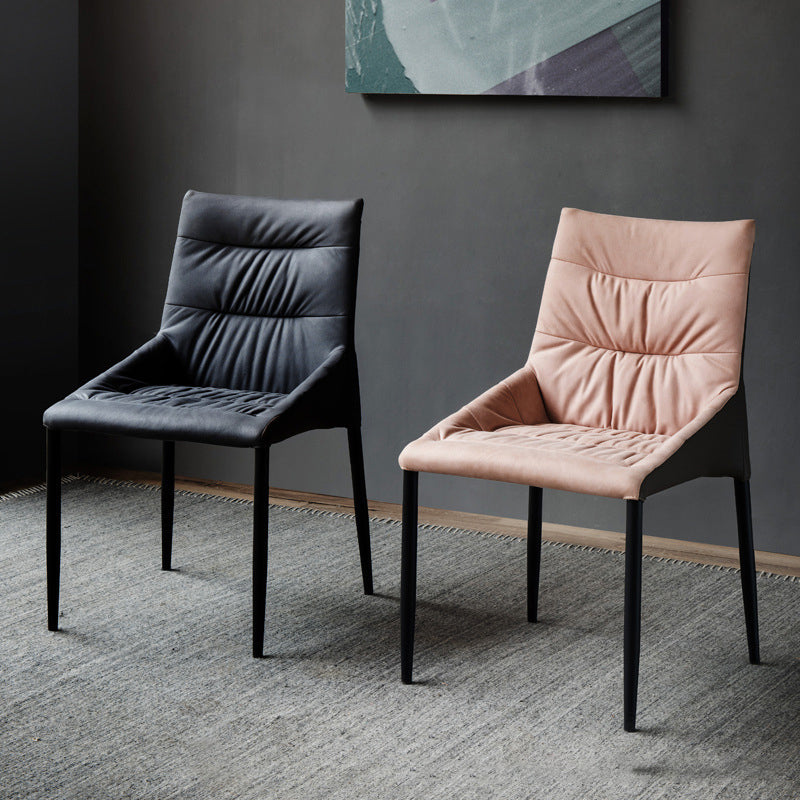 Home Dining Room Arm Chair Black Legs Upholstered Dining Chair Clearhalo 'Dining Chairs' 'Dining Tables & Seating' 'dining_chair' 'furn' 'furn_dining_chair' 'Furniture' 'Kitchen & Dining Furniture' 6635166