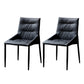 Home Dining Room Arm Chair Black Legs Upholstered Dining Chair Grey 2 Piece Set Clearhalo 'Dining Chairs' 'Dining Tables & Seating' 'dining_chair' 'furn' 'furn_dining_chair' 'Furniture' 'Kitchen & Dining Furniture' 6635167