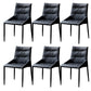 Home Dining Room Arm Chair Black Legs Upholstered Dining Chair Grey 6 Piece Set Clearhalo 'Dining Chairs' 'Dining Tables & Seating' 'dining_chair' 'furn' 'furn_dining_chair' 'Furniture' 'Kitchen & Dining Furniture' 6635170