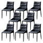 Home Dining Room Arm Chair Black Legs Upholstered Dining Chair Grey 8 Piece Set Clearhalo 'Dining Chairs' 'Dining Tables & Seating' 'dining_chair' 'furn' 'furn_dining_chair' 'Furniture' 'Kitchen & Dining Furniture' 6635172