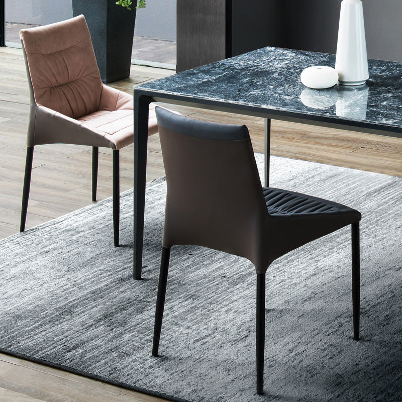 Home Dining Room Arm Chair Black Legs Upholstered Dining Chair Clearhalo 'Dining Chairs' 'Dining Tables & Seating' 'dining_chair' 'furn' 'furn_dining_chair' 'Furniture' 'Kitchen & Dining Furniture' 6635173