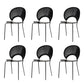 Open Back Dining Side Chair Armless Contemporary Kitchen Dining Chairs