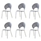 Open Back Dining Side Chair Armless Contemporary Kitchen Dining Chairs