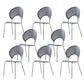 Open Back Dining Side Chair Armless Contemporary Kitchen Dining Chairs