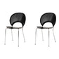 Open Back Dining Side Chair Armless Contemporary Kitchen Dining Chairs