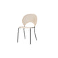 Open Back Dining Side Chair Armless Contemporary Kitchen Dining Chairs