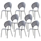 Open Back Dining Side Chair Armless Contemporary Kitchen Dining Chairs