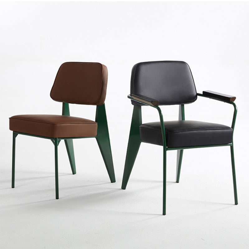 Sedie da pranzo in pelle PU Sedia da pranzo da pranzo in cucina contemporanea