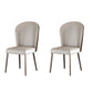 Glam Upholstered Parsons Dining Chairs Dining Room Armless Chair 2 Piece Set Clearhalo 'Dining Chairs' 'Dining Tables & Seating' 'dining_chair' 'furn' 'furn_dining_chair' 'Furniture' 'Kitchen & Dining Furniture' 6635283