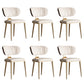 Glam Open Back Dining Chair Gold Legs Dining Room Side Chair 6 Piece Set Clearhalo 'Dining Chairs' 'Dining Tables & Seating' 'dining_chair' 'furn' 'furn_dining_chair' 'Furniture' 'Kitchen & Dining Furniture' 6635297