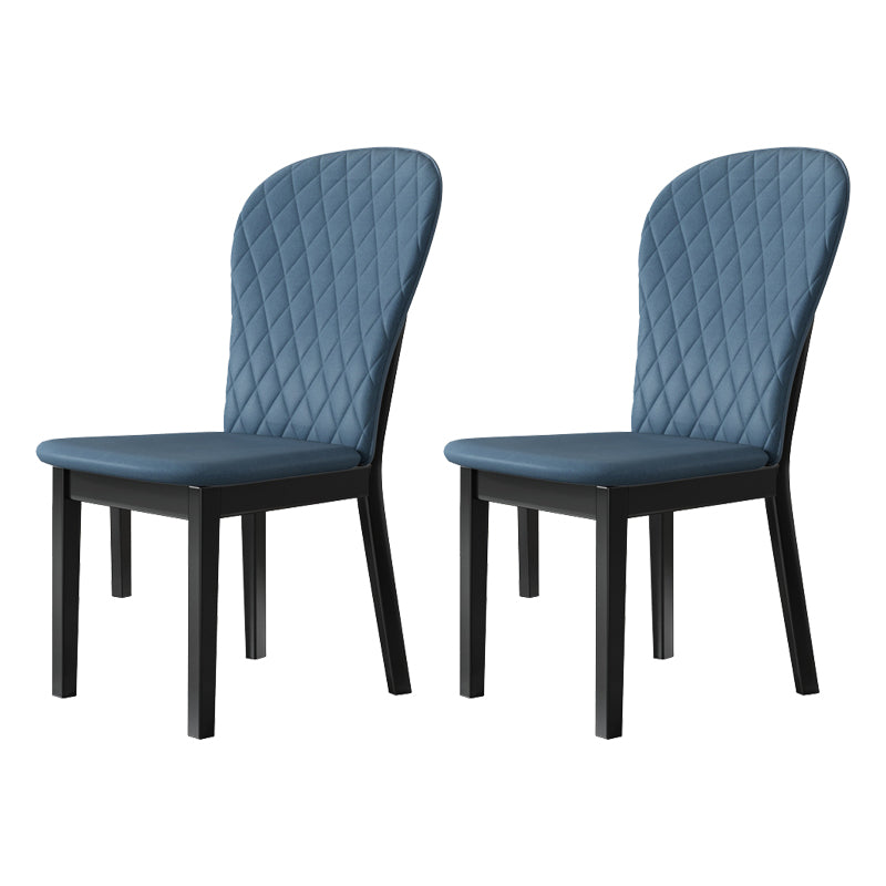 Sedia laterale per interni industriali in legno parsons sedia a braccia