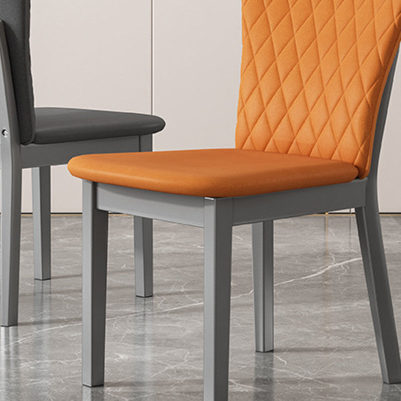 Sedia laterale per interni industriali in legno parsons sedia a braccia