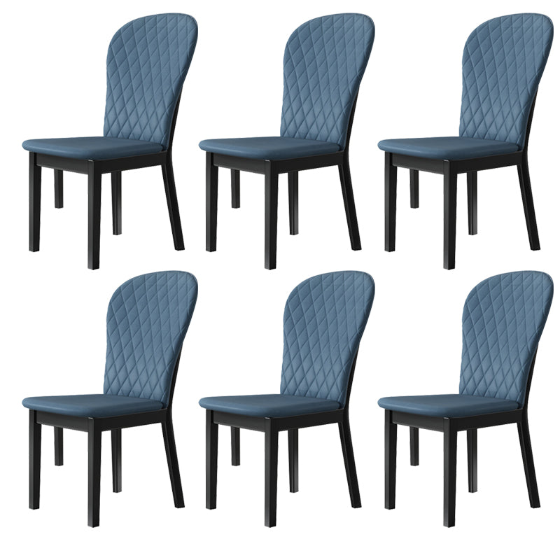 Sedia laterale per interni industriali in legno parsons sedia a braccia