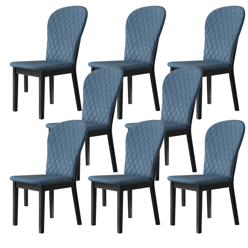 Sedia laterale per interni industriali in legno parsons sedia a braccia