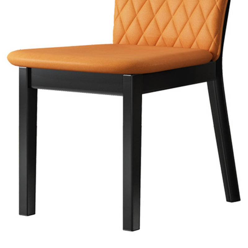 Sedia laterale per interni industriali in legno parsons sedia a braccia