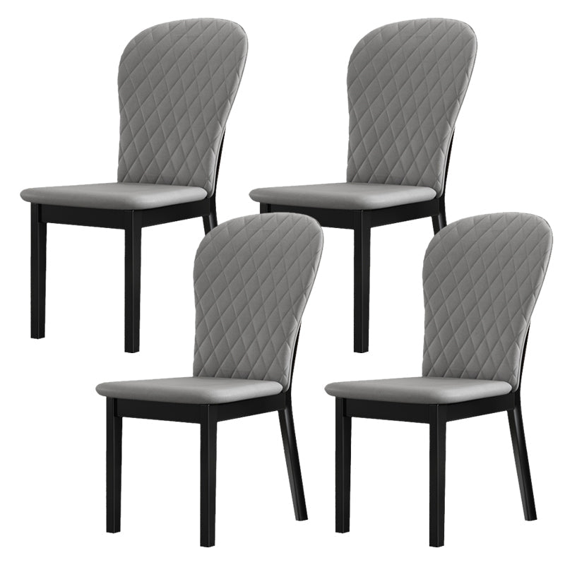 Sedia laterale per interni industriali in legno parsons sedia a braccia