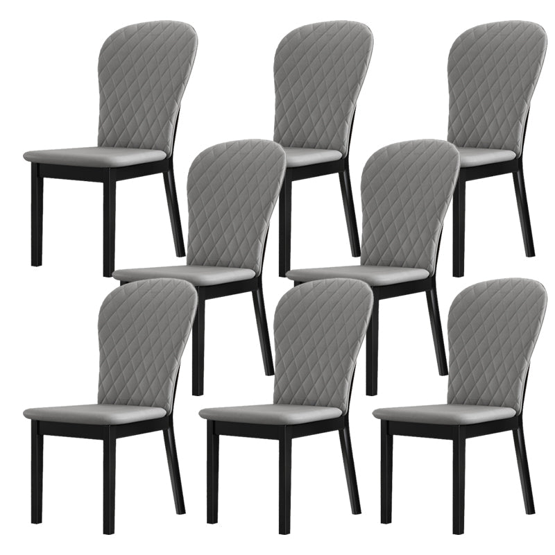 Sedia laterale per interni industriali in legno parsons sedia a braccia