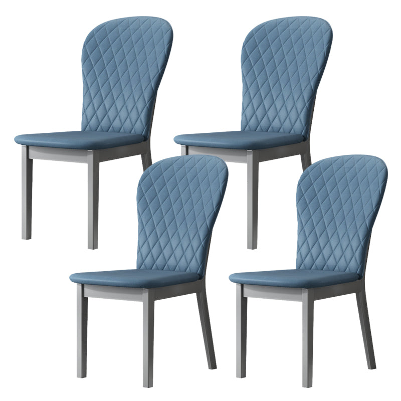 Sedia laterale per interni industriali in legno parsons sedia a braccia