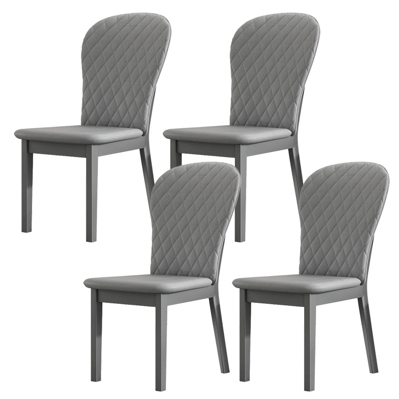 Sedia laterale per interni industriali in legno parsons sedia a braccia