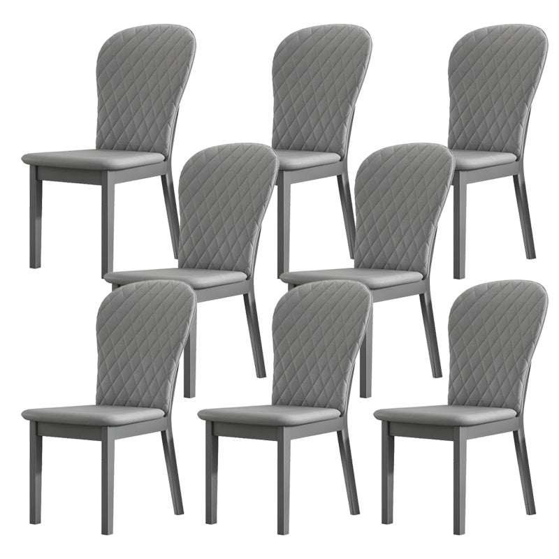 Sedia laterale per interni industriali in legno parsons sedia a braccia