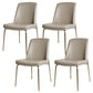 Upholstered Armless Dining Chairs Modern Indoor-Outdoor Chair Light Gray 4 Piece Set Clearhalo 'Dining Chairs' 'Dining Tables & Seating' 'dining_chair' 'furn' 'furn_dining_chair' 'Furniture' 'Kitchen & Dining Furniture' 6635467