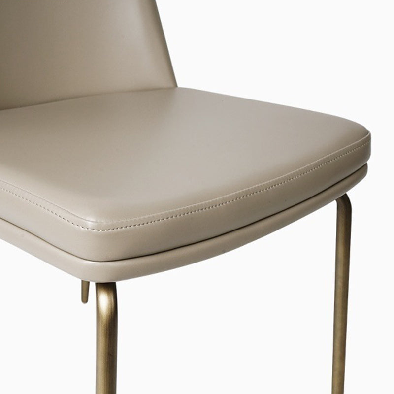 Upholstered Armless Dining Chairs Modern Indoor-Outdoor Chair Clearhalo 'Dining Chairs' 'Dining Tables & Seating' 'dining_chair' 'furn' 'furn_dining_chair' 'Furniture' 'Kitchen & Dining Furniture' 6635473