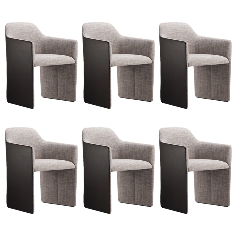 Dining Room Upholstered Arm Chair Contemporary Parsons Chair