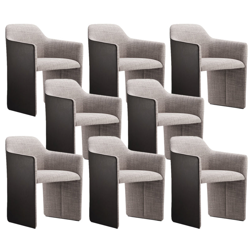 Dining Room Upholstered Arm Chair Contemporary Parsons Chair