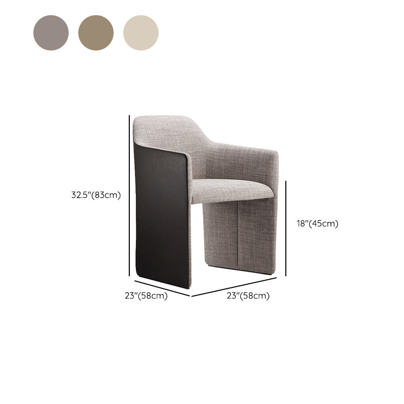 Dining Room Upholstered Arm Chair Contemporary Parsons Chair