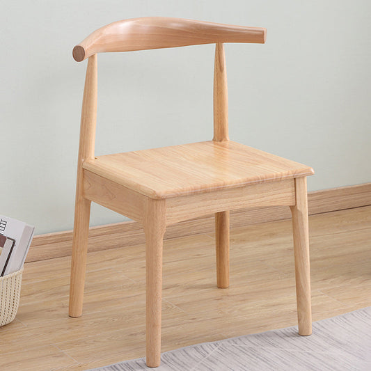 Wood Side Dining Chairs Modern Style Indoor-Outdoor Side Chair Clearhalo 'Dining Chairs' 'Dining Tables & Seating' 'dining_chair' 'furn' 'furn_dining_chair' 'Furniture' 'Kitchen & Dining Furniture' 6635539