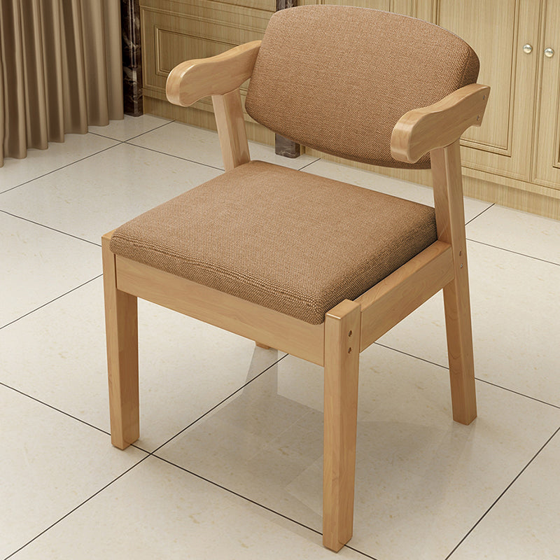 Wood Side Dining Chairs Modern Style Indoor-Outdoor Side Chair Clearhalo 'Dining Chairs' 'Dining Tables & Seating' 'dining_chair' 'furn' 'furn_dining_chair' 'Furniture' 'Kitchen & Dining Furniture' 6635542