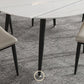 Modern Stone Dining Table with 4 Black Legs Table for Dining Room Clearhalo 'Dining Tables & Seating' 'Dining Tables' 'dining_table' 'furn' 'furn_dining_table' 'Furniture' 'Kitchen & Dining Furniture' 6635613