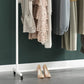 Contemporary Coat Rack Hanging Rail Metal Framed Entryway Kit Clearhalo 'Entry & Mudroom Furniture' 'furn' 'furn_hall_tree_coat_racks' 'Furniture' 'Hall Trees & Coat Racks' 'hall_tree_coat_racks' 6635724