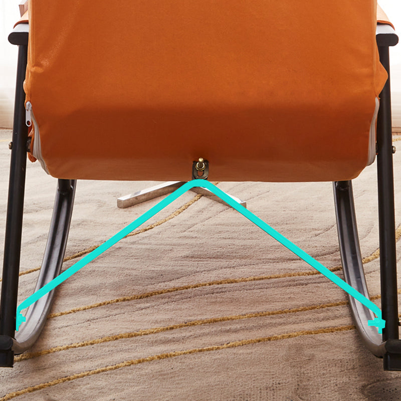 Tufted Cushions Rocker Chair Whole Colored Modern Fabric Rocker Chair in Living Room Clearhalo 'Chairs & Seating' 'furn' 'furn_rocking_chairs' 'Furniture' 'Living Room Furniture' 'Rocking Chairs' 'rocking_chairs' 6635979