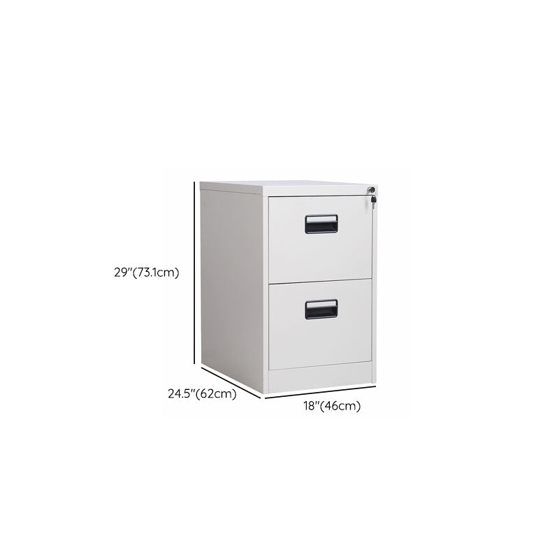 Vertical File Cabinet Metal Simple File Cabinet with Drawers for Office Clearhalo 'Filing Cabinets' 'filling_cabinets' 'furn' 'furn_filling_cabinets' 'Furniture' 'Office Furniture' 6636086