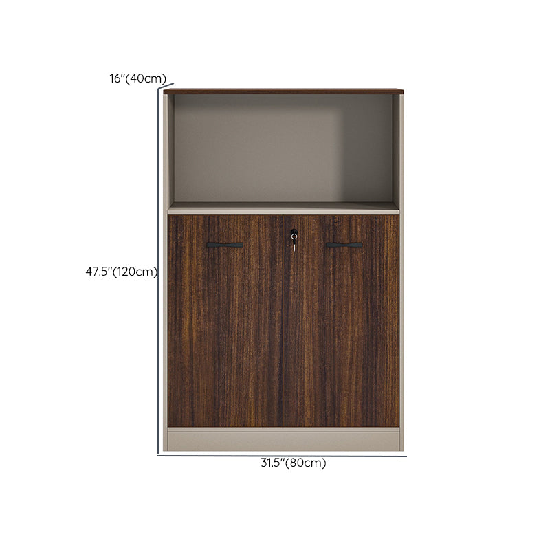 Archivo moderno de la llave de madera de madera Archivo de almacenamiento de almacenamiento para la oficina